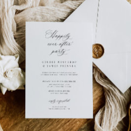 Kalligrafie receptie feest viering uitnodiging