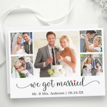 Kalligrafie Red Heart 5 Foto We Got Married