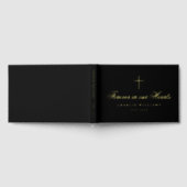 Kalligrafie script voor altijd in onze harten begr gastenboek (Volledig)