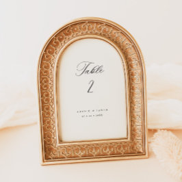 Kalligrafie Tafelnummers Bruiloft Receptie Decor