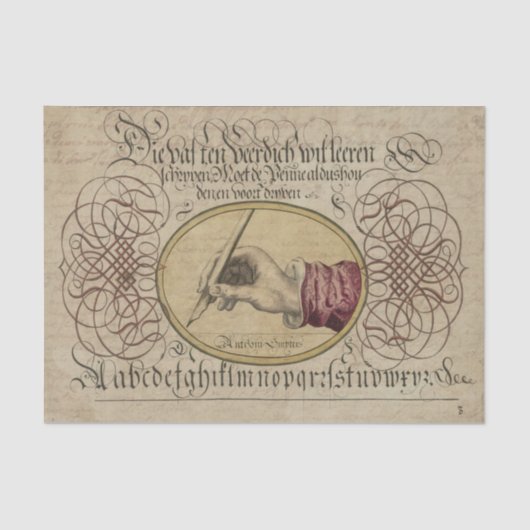  kalligrafie tissuepapier (Voorkant)