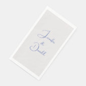 Kalligrafie trendy klassiek schrift eenvoudig pers servet (Hoek)