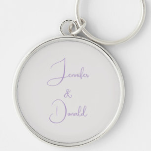 Kalligrafie trendy klassiek schrift eenvoudig pers sleutelhanger