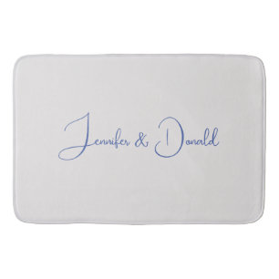 Kalligrafie trendy klassiek schrift gewoon persoon badmat