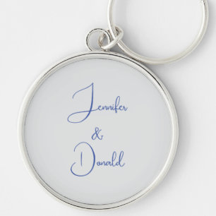 Kalligrafie trendy klassiek schrift gewoon persoon sleutelhanger