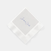 Kalligrafie trendy klassiek script gewoon persoonl servet (Hoek)