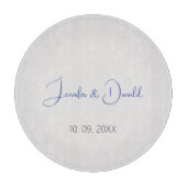 Kalligrafie trendy klassiek script gewoon persoonl snijplank (Voorkant)