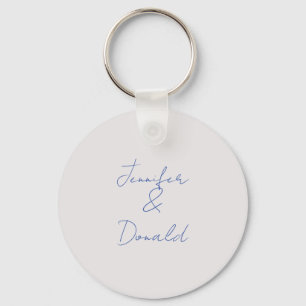 Kalligrafie trendy klassieke gewone persoonsnamen sleutelhanger