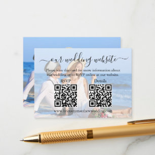Kalligrafie Weddenschap Website 2 QR Overlay Foto Informatiekaartje