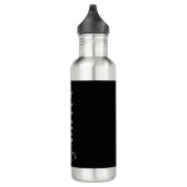 Kalligrafie Zwart Wit Plain Creatieve Moderne Naam Waterfles (Rechts)