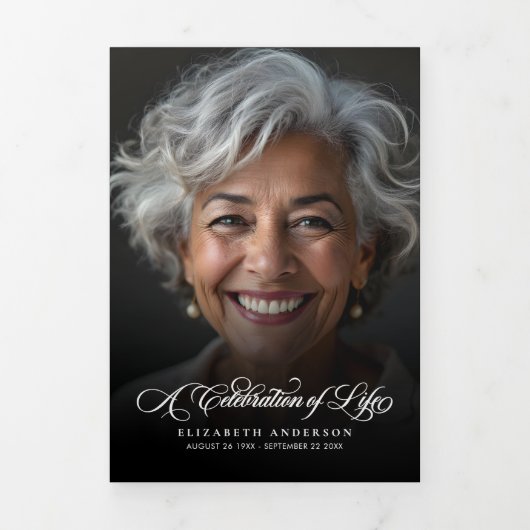 Kalligrafiescript 2-Fotoviering van het Leven Drieluik Programma (Cover)