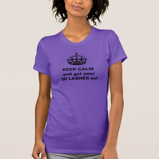 Kalm 3D-schuine strepen houden T-shirt (Voorkant)
