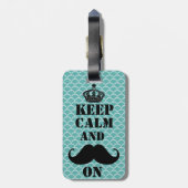 Kalm aan bagagelabel (Achterkant verticaal)