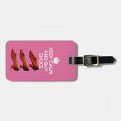 Kalm-aankoopschoenen bewaren 2 bagagelabel (Voorkant horizontaal)