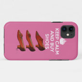 Kalm-aankoopschoenen bewaren 2 Case-Mate iPhone case (Achterkant (horizontaal))
