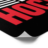 Kalm afspelen Hockey behouden Poster (Hoek)