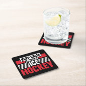 Kalm afspelen Hockey behouden Vierkante Kartonnen Onderzetter (Insitu)