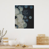 Kalm bewaren en Oplossen voor X Poster (Keuken)