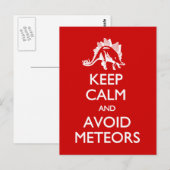 Kalm bewaren Vermijd het briefkaart Meteors (Voorkant / Achterkant)