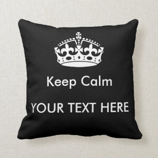 Kalm blijven aangepaste tekstreep kussen