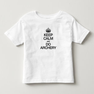 KALM BLIJVEN EN BOOGSCHIETEN KINDER SHIRTS