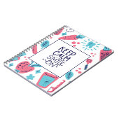 Kalm blijven en glimlachen | Snop. Notitieboek (Linkerzijde)