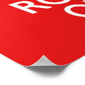 Kalm blijven - Muziek Poster (Hoek)