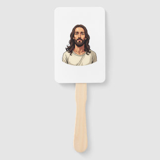 Kalm Christus Portret Vintage Gravure Shirt 2 Handwaaier