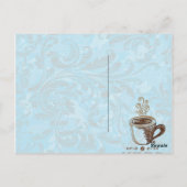 Kalm Drink koffie houden Briefkaart (Achterkant)