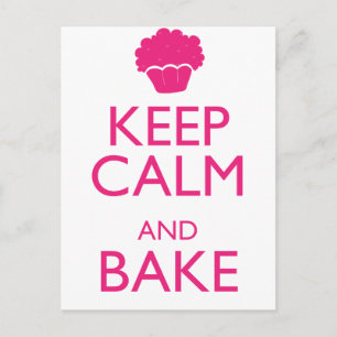 KALM EN BAKE HOUDEN BRIEFKAART