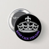 Kalm en Clog Diamond Crown Button (Voorkant /achterkant)