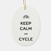 Kalm- en cyclusbijkeramisch Ornament houden (Achterkant)