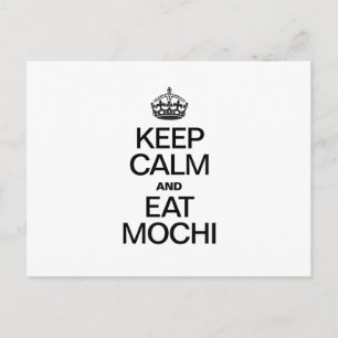 KALM EN EAT MOCHI BEWAREN BRIEFKAART