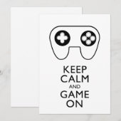 KALM EN GAME AAN - GAMPAD BEWAREN (Voorkant / Achterkant)