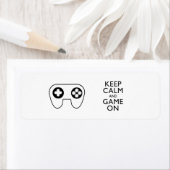 KALM EN GAME AAN - GAMPAD BEWAREN ETIKET (Insitu)