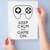 KALM EN GAME AAN - GAMPAD BEWAREN FLYER (Hand)