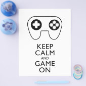 KALM EN GAME AAN - GAMPAD BEWAREN FLYER (Enkel)
