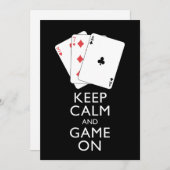 KALM EN GAME ON-Card games BEHOUDEN (Voorkant / Achterkant)