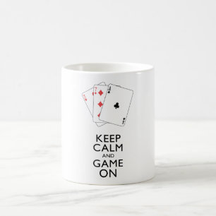 KALM EN GAME ON-Card games BEHOUDEN Koffiemok
