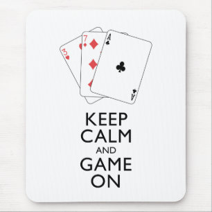 KALM EN GAME ON-Card games BEHOUDEN Muismat