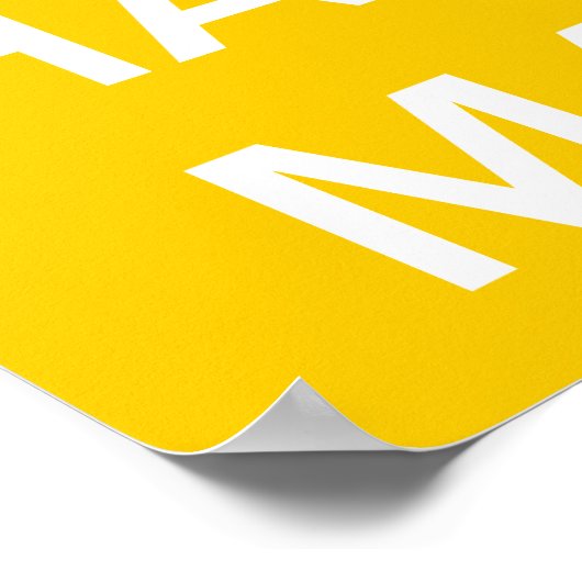 Kalm en Hakuna Matata Poster houden (Hoek)