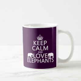 Kalm- en liefdesliften behouden (elke kleur) koffiemok