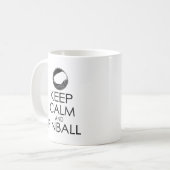 Kalm en Pinball-Mok houden Koffiemok (Voorkant links)