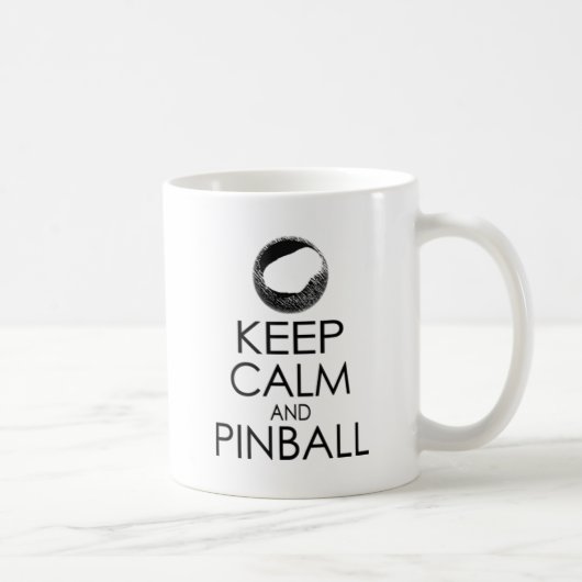 Kalm en Pinball-Mok houden Koffiemok (Rechts)