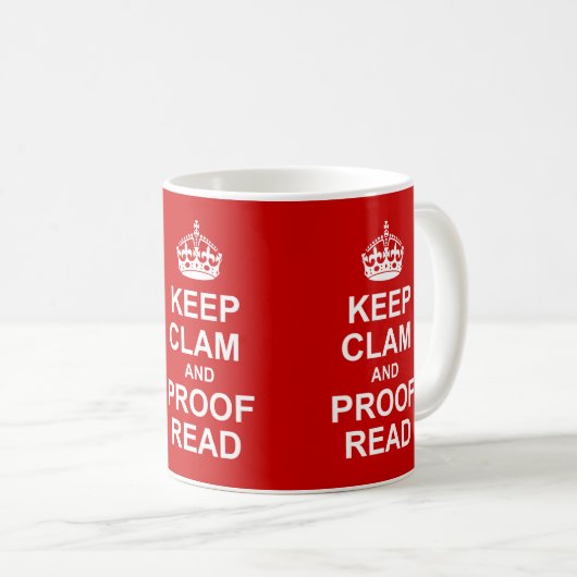 Kalm en review Mok houden (Voorkant rechts)