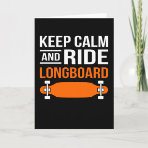 Kalm- en ride Longbaord-skateboarden Kaart