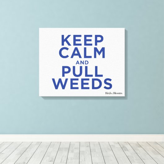 Kalm- en saakkwalsen houden canvas afdruk (Insitu (Houten vloer))