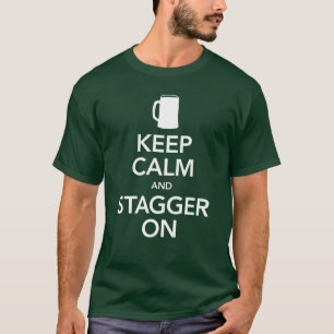 Kalm en stager aan - Unisex Dark T-shirt