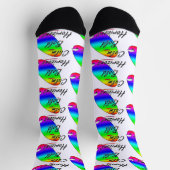 Kalm gedurfde horizonten surfen sokken (Top)