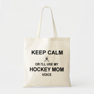 Kalm ~ Hockey mama Canvas tas houden